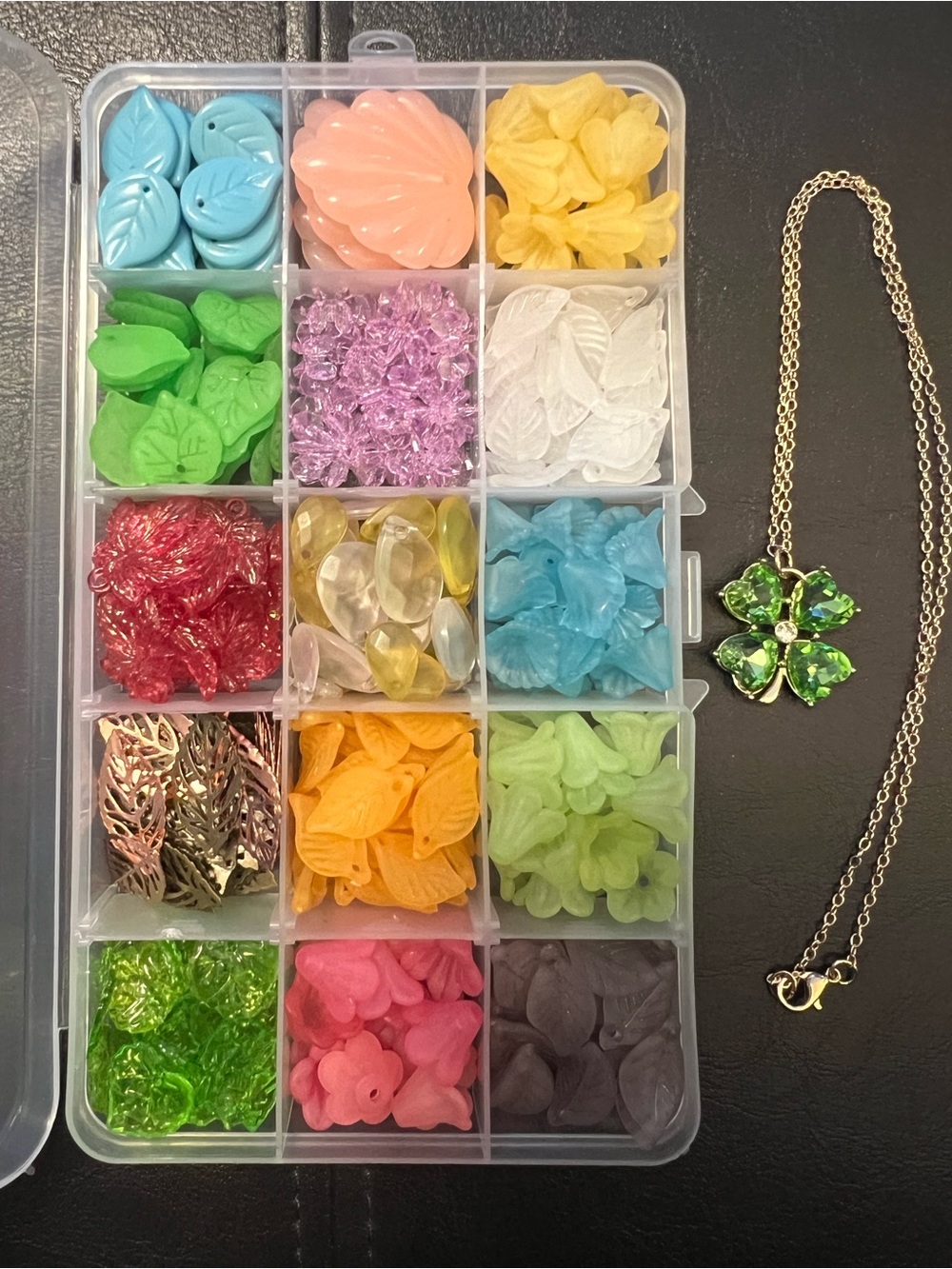 Craft Beads, PETAL & LEAF - DON’T SNIFF, Jewelry Supplies, loose bulk beads